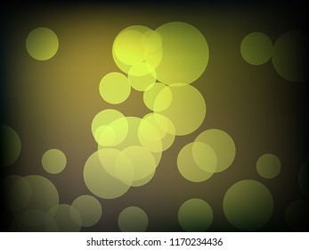 Gold abstract bokeh background