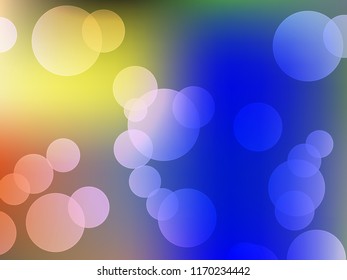 Gold abstract bokeh background