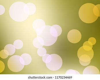 Gold abstract bokeh background