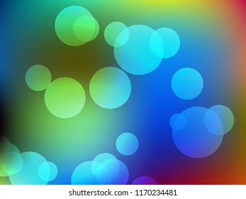 Gold abstract bokeh background