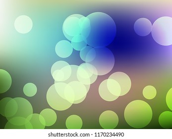 Gold abstract bokeh background