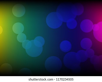 Gold abstract bokeh background
