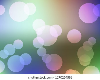 Gold abstract bokeh background