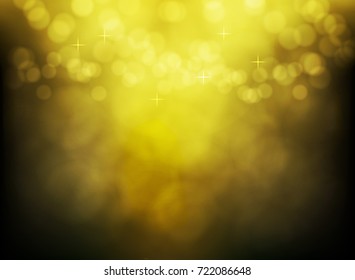 gold abstract  bokeh background