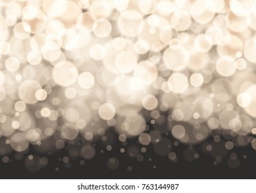 Gold abstract bokeh background