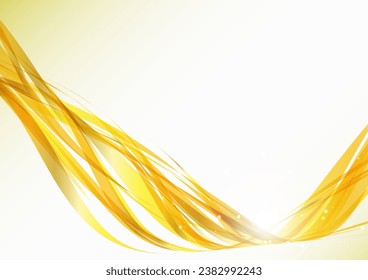 fondo de onda digital abstracta de oro