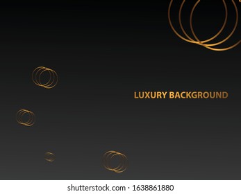Gold abstract geometric background. Modern shape concept.