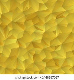 gold abstract geometric background. triangular design. polygonal style