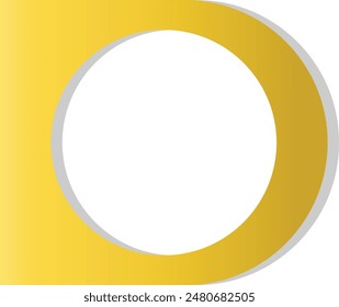 Gold Abstract Geometric Elements with Simple Design. Vector Illustration.