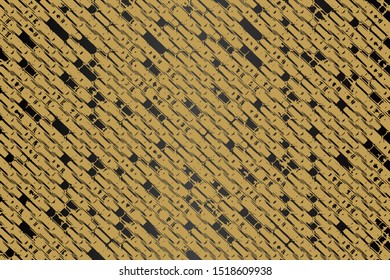 Gold abstract geometrical vector background design.
