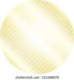 Gold Abstract gradation line circle