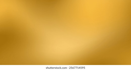 Gold abstract gradient background, blurred soft color