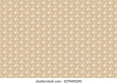 Gold abstract hexagonal background texture, illustration vector.