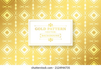 Diseño de patrones de línea abstracta de oro
