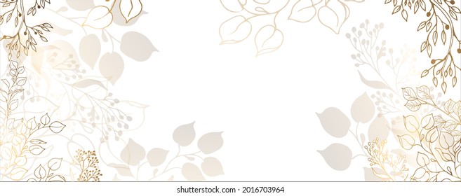 Resumen de oro sobre un fondo blanco. Rayas y manchas de pintura dorada. Ilustración vectorial.