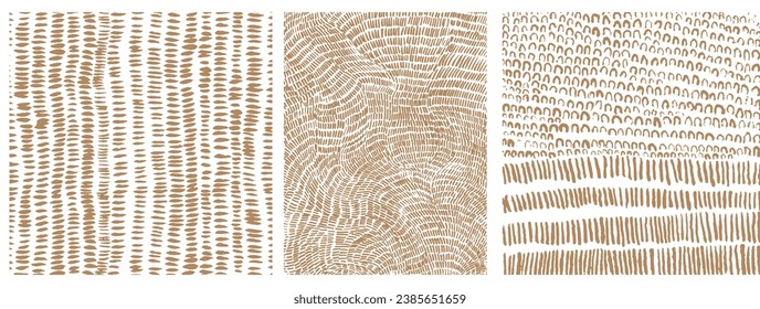 Gold Abstract Organic Pattern. Circles, Dots, Stripes, Lines Brush Strokes. Modern Printable Background Ornament. Abstract Organic Shape. Grounge Texture Walpaper. Fabric Textile Background.