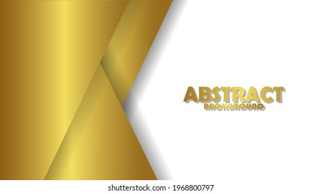 gold abstract overlap background. vector