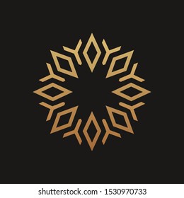 Gold Abstract premium logo design