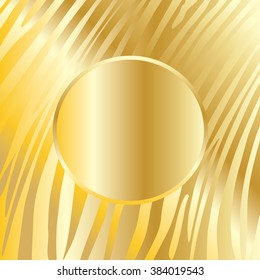 Gold abstract striped background in Zebra style, Golden luxury Pattern, Digital illustration, vector file with layers for Wedding day, Holiday invitation, post card graphic design.