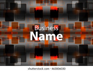 Gold abstract technology background for business card or banner