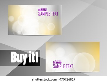 Gold abstract technology background for business card or banner