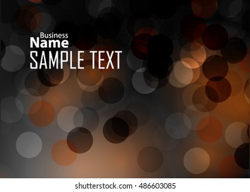 Gold abstract template for card or banner. Metal Background with waves and reflections.