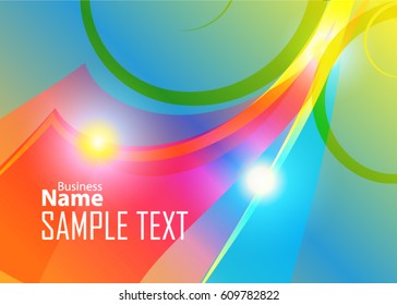 Gold abstract template for card or banner. Metal Background with waves and reflections. Business background, silver, illustration. Illustration of abstract background with a metallic element