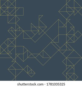 Textura abstracta de oro sobre fondo azul oscuro.