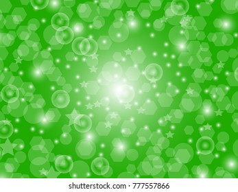 gold abstract Vector background with bokeh defocused lights concept design ,Backdrop Vector bokeh circle light and star on golden background for holiday and festival.