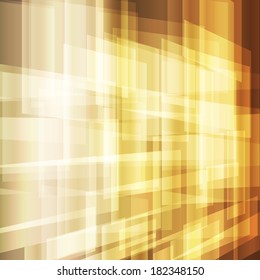 Gold abstract vector background template shiny card concept