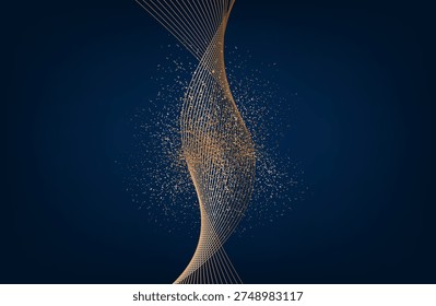 Fondo abstracto las ondas
