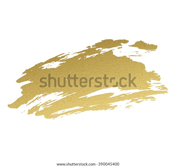 Gold Acrylic Paint Vector Illustration Eps Stock Vector (Royalty Free