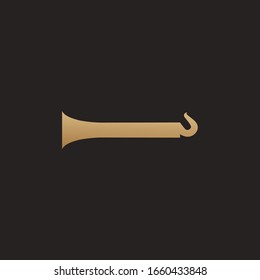 Gold alchemistry symbol for modern logo design