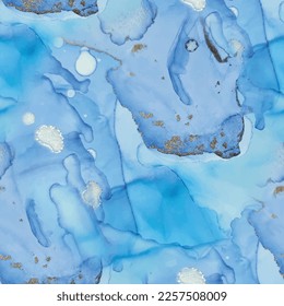 Gold Alcohol Ink Marble. Fluid Elegant Background. Copper Vector Ink Pattern. White Watercolor Marble. Blue Marble Watercolor. Foil Art Paint. Foil Gradient Background. Luxury Abstract Ink Template