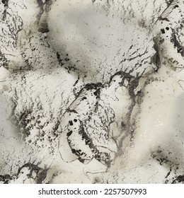 Gold Alcohol Ink Marble. Gray Oriental Background. Silver Alcohol Ink Background. Gold Modern Seamless Painting Grey Marble Watercolor. Grey Water Color Marble. Gray Ink Paint. Light Elegant Glitter.