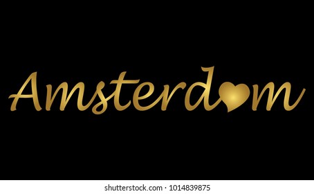 Gold Amsterdam Logo