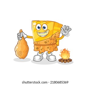 the gold ancient cartoon. cartoon mascot vector