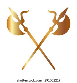 Gold Ancient Weapon Tool Equipment. icon 