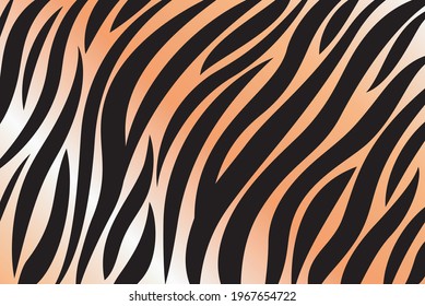 Patrón animal dorado Ilustración vectorial Textura brillante transparente sobre fondo negro