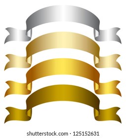 gold antique banners