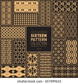 gold arabesque ornaments
