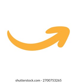 gold arrow direction design element