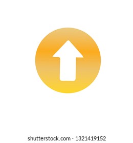 Gold arrow illustration.- vector