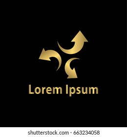 gold arrows logo