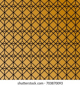 Gold Art Deco pattern. Abstract texture. Geometric background. Gradient geometric pattern.
