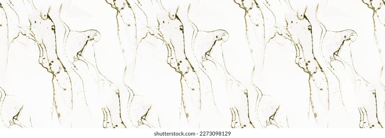 Gold Art Paint. Fluid Ceramic Texture. Gold Modern Vector. Foil Oriental Background. Light Color Background. White Golden Glitter. Light Color Glitter. Gold Marble Ink. Grain Repeat Background.
