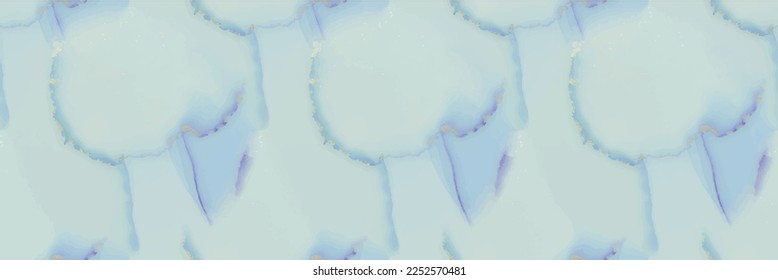 Gold Art Paint. Watercolor Marble. Blue Vector Watercolor. Foil Marble Background. Alcohol Ink Marble. Golden Metal Glitter. Fluid Seamless Watercolor. Vector Seamless Ink Painting. Blue Vector Ink