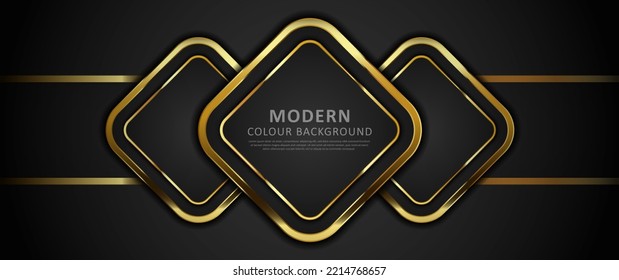 Gold Award Graphic Background and gradient colors. Elegant Glowing Shine Lines. Luxury Premium Corporate Abstract Design Template, Classic Shape Post, Central Screen Visual and suitable for website
