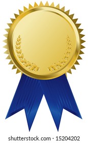 Gold Award Ribbons