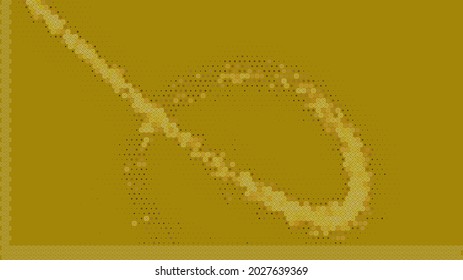 Gold background. Abstract confetti design. Isolated element. Vector illustration.